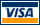 We accept Visa credit cards for up to $25,000.