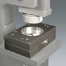 Picture of 241 oversize Punching Assembly, 4" capacity - Note: safety guard removed for clarity