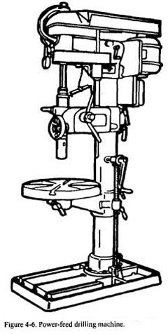 Drill Press with Power Feed