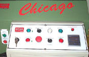 Photo of control panel with digital readout showing bending roll position