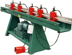 Duct Notching Machine with 5 heads