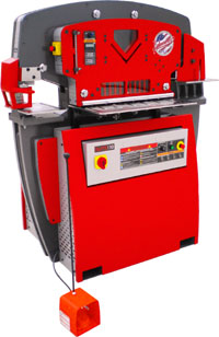 Click for larger photo of the Edwards Elite 110 Hydraulic Ironworker Machine