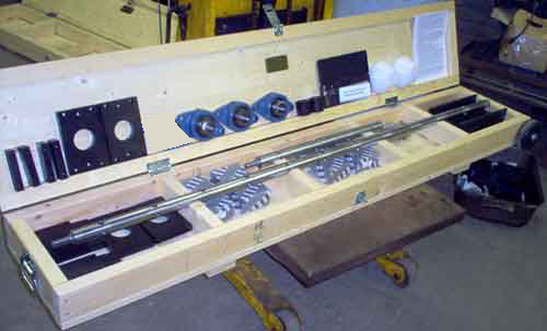 Photo of Q150XLS line boring machine with the magnetic drill press