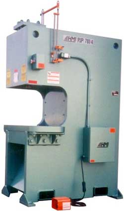 Foto de HMI PJP C-marco hidráulico C-bastidor de la prensa - hecho en EE.UU.