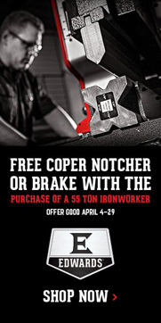 Coper-Notcher or Press Brake Toll with Ironworker Machine