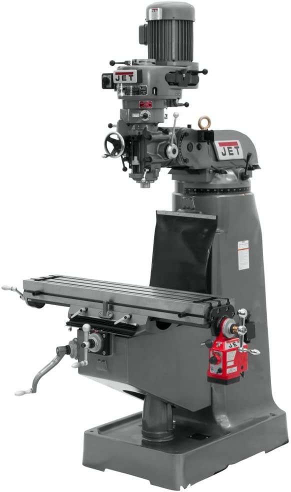 Photo of Jet Milling Machine with optional Digital Readout and Power Feed on X axis of Table