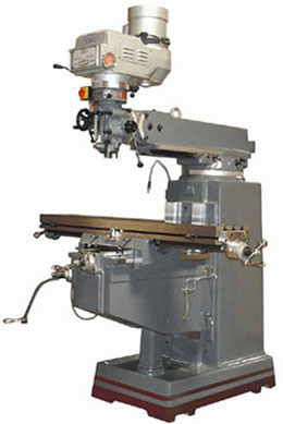 GMC 10 x 54 inch Bridgeport style milling machine