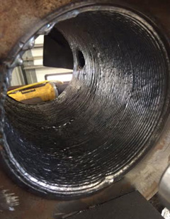 Spiral Welded Hole