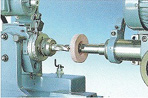Milling cutter end milling on the M2 Tool Grinder machine